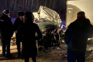 Одиннадцать человек погибли в аварии с микроавтобусом на трассе «Урал». Фото