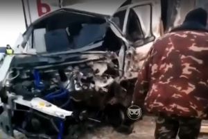 В Пензенской области сняли на видео жуткие последствия аварии на трассе «Урал»