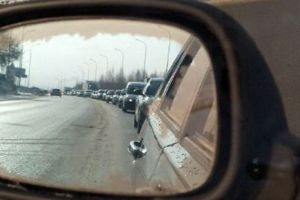 Пензенцев предупреждают о пробке на улице Окружной
