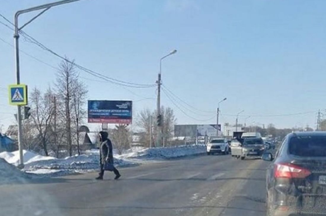 На окраине Пензы из-за ДТП образовалась пробка