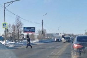 На окраине Пензы из-за ДТП образовалась пробка