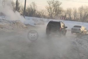 В Пензе застрявшая фура спровоцировала пробку