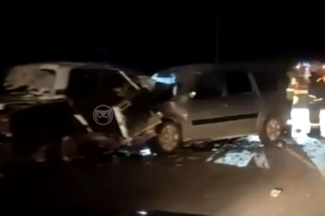Появилось видео с места смертельной аварии в Пензенском районе