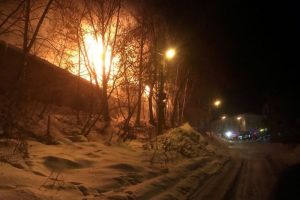 В социальных сетях публикуют видео пожара на улице Кирова в Пензе