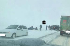 На трассе в Пензенской области легковой автомобиль вылетел в кювет