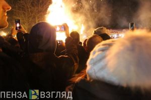 В Пензе чучело зимы сожгут шесть раз. Программа Масленицы