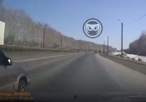 Жесткое столкновение машин под Пензой попало на видео