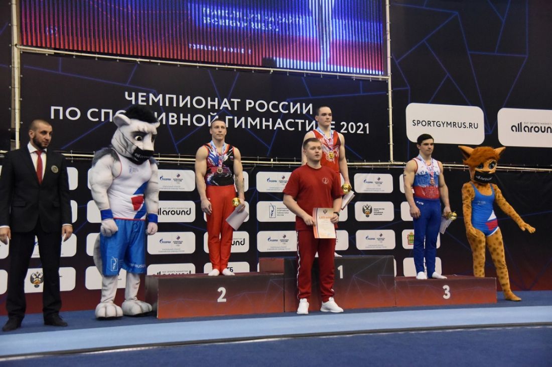 Банк ВТБ поздравляет победителей чемпионата России по спортивной гимнастике