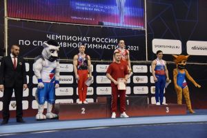 Банк ВТБ поздравляет победителей чемпионата России по спортивной гимнастике