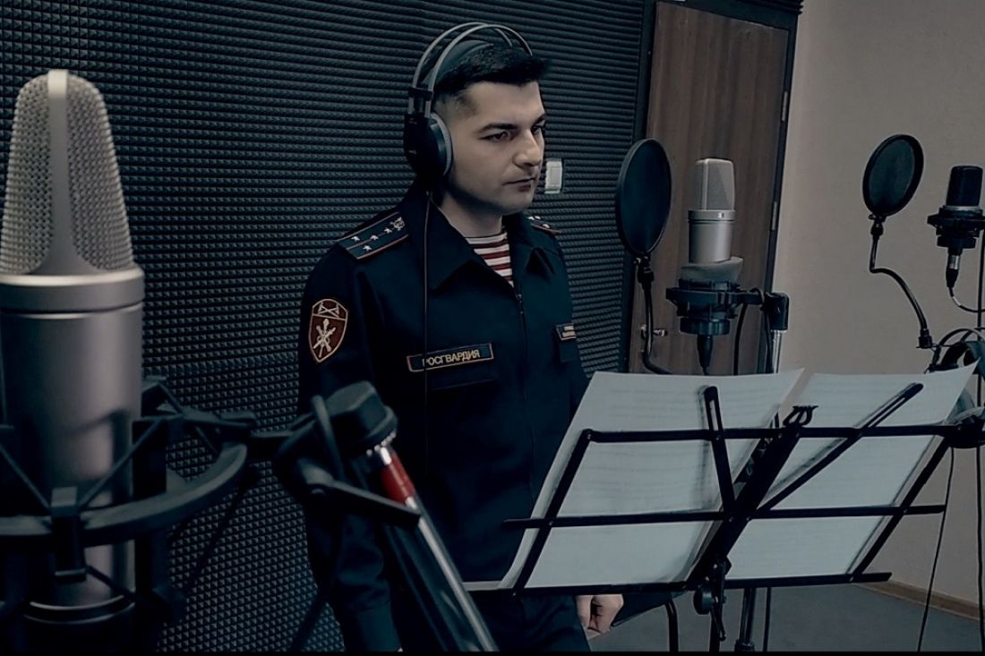 Пензенский офицер Росгвардии зачитал патриотический рэп