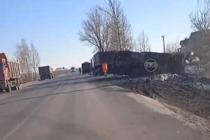 «Перевернулся «КамАЗ». Очевидцы сообщают о серьезном ДТП под Пензой