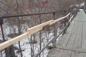 В Пензенской области поплакали и посмеялись над «ремонтом» моста. Фото
