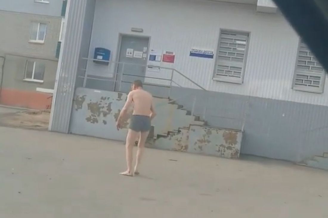 По Шуисту в Пензе разгуливал полуголый мужчина
