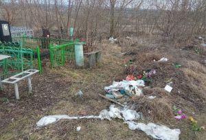 «Увидел кошмар возле могилы отца». Житель Пензенской области возмутился бардаком на кладбище
