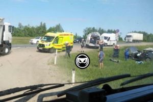 Появились фото с места смертельного ДТП в Пензенском районе