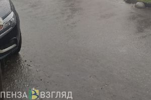 Пензенцы сообщили о провалившейся на проезжей части в центре города машине