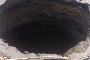 Пензенцы снова сообщают о провале асфальта в микрорайоне Арбеково