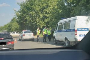 К месту ДТП в Пензе прибыли сотрудники Госавтоинспекции