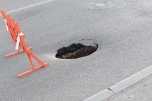 В Пензе образовался новый провал