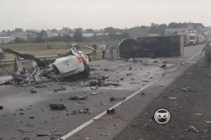 На въезде в Кузнецк Пензенской области произошла страшная авария