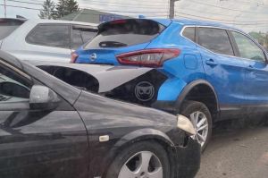 В Пензе из-за ДТП с четырьмя авто образовалась пробка