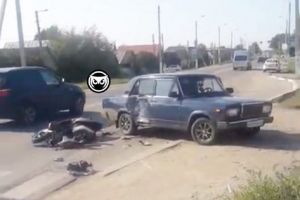 Под Пензой в ДТП с «семеркой» разбился мотоциклист