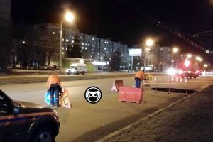 Водители в Пензе ждут скорого провала около ТЦ «Олимп» на проспекте Строителей