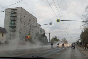 Стала известна причина возникновения «тумана» над улицей Калинина в Пензе
