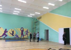 В школе в Шемышейке капитально отремонтировали спортзал
