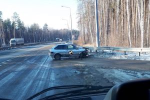 В ДТП под Пензой раскурочило «тринадцатую»