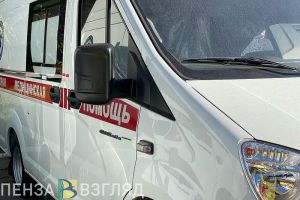 На место жесткой аварии в Пензенской области приехала «скорая помощь»