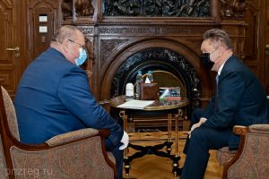 Миллер и Мельниченко обсудили перспективы сотрудничества «Газпрома» и правительства Пензенской области