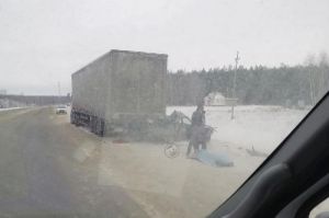 Появились фото с места смертельного ДТП под Городищем