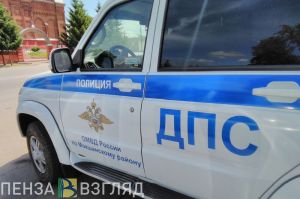 Авария под Пензой затруднила проезд для других машин