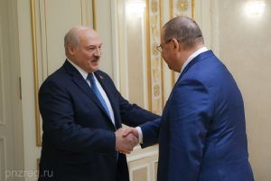 Пензенский губернатор встретился в Минске с Александром Лукашенко