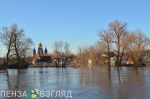 В Сердобском районе уровень воды в реке прошел критическую отметку