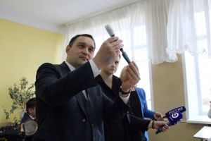 Пензенский министр образования посетил урок в районной «Точке роста»