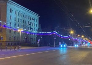 Пензу украсили световыми гирляндами