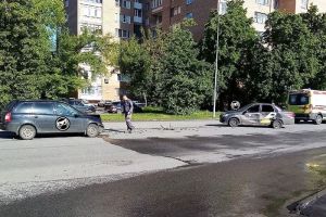 В центре Пензы произошла жесткая авария с пострадавшим