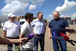 Пензенский губернатор посетил агропредприятие «Раздолье» в селе Оленевка