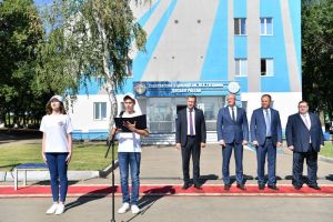 Чернышенко и Комаров приняли участие в церемонии посвящения в студенты первокурсников СГТУ им. Ю.А.Гагарина