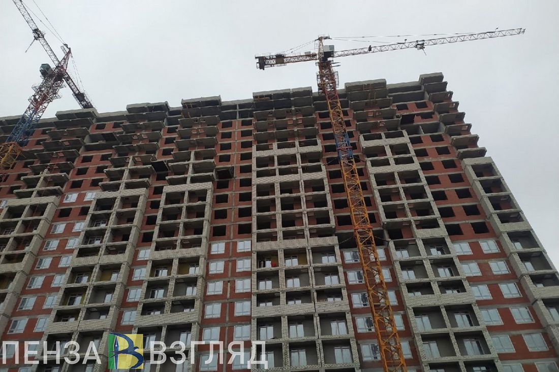 С начала года в Пензенской области введено на 10,9% меньше жилья, чем за аналогичный период 2021-го