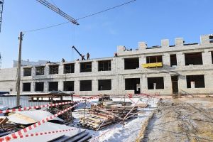 Новая школа в пензенском районе ГПЗ построена на 50%