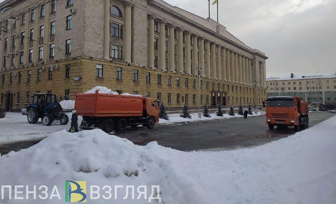Последствия снегопада, День защитника Отечества и ДТП - новости Пензенской области за 23 февраля
