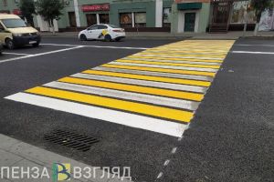 Новую дорожную разметку в Пензе нанесут до 1 июля