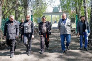 Олег Мельниченко приехал в Сердобск, чтобы проверить ход работ по благоустройству