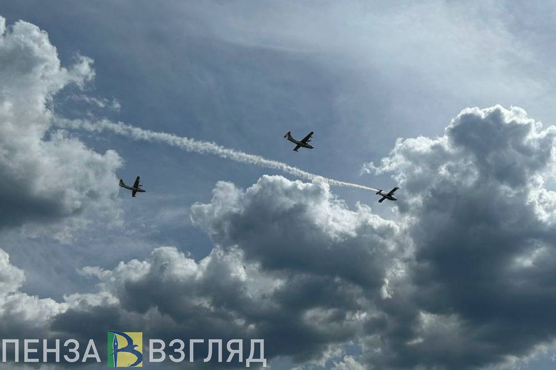 Появилось видео репетиции авиашоу в Пензе