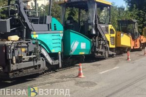 В Городище часть дороги на улице Советской остается разрушенной несмотря на ремонтные работы
