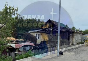 Пензенцы сфотографировали последствия пожара на улице Ивановской