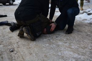 Появились фото задержания жителя Пензенской области, подозреваемого в госизмене